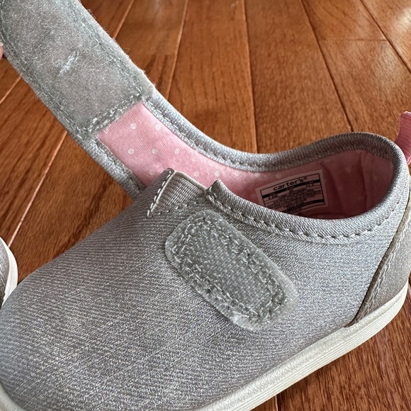 Carter's Baby-Girl's Turbo Silver Sneaker - Picture 2 of 5